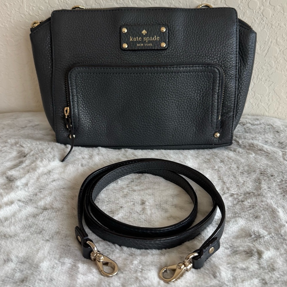 Kate Spade New York Baxter Street Sevilla Leather Crossbody. P0212
